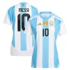 Maillot de Supporter Argentine Messi 10 Domicile 2024 Pour Femme